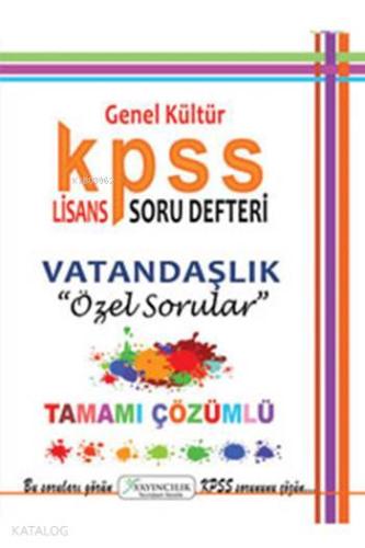 Vatandaşlık Tamamı Çözümlü Soru Defteri