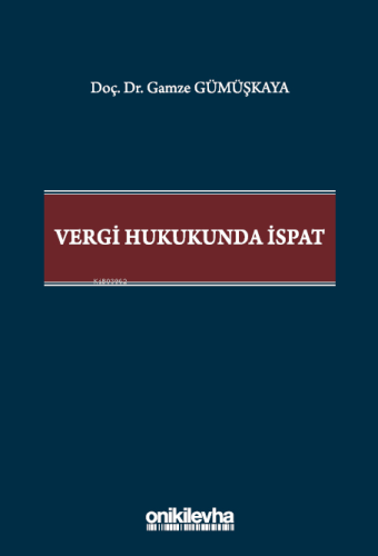Vergi Hukukunda İspat - Kitapiks.com