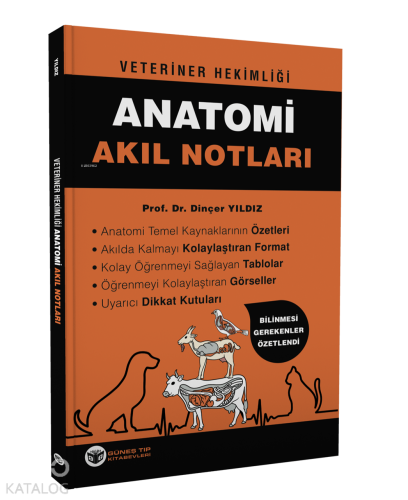 Veteriner Hekimliği Anatomi Akıl Notları - Kitapiks.com