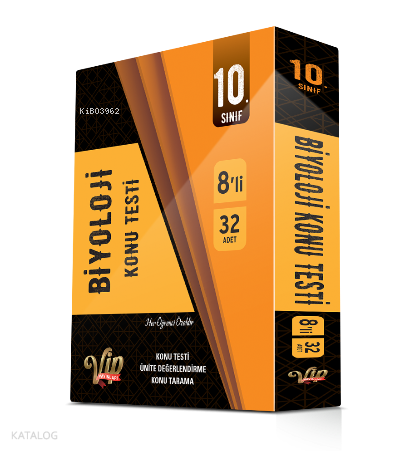 Vip 10.Sınıf Biyoloji Kutu Test