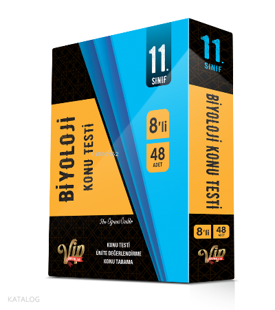 Vip 11.Sınıf Biyoloji Kutu Test