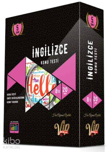 Vip 5.Sınıf İngilizce  Kutu Testi