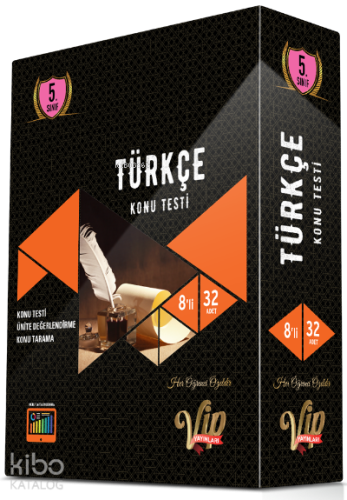 Vip 5.Sınıf Türkçe Konu Testi