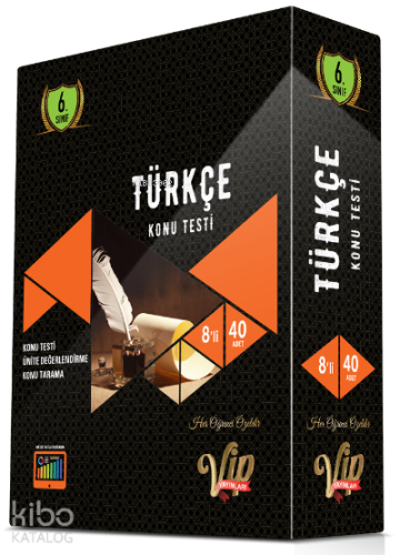 Vip 6.Sınıf Türkçe Kutu Testi