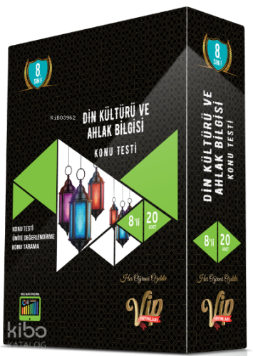 Vip 8.Sınıf Din Kültürü Ve Ahlak Bil.  Konu Testi