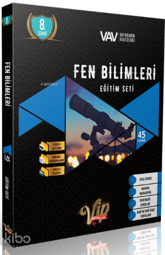 Vip 8.Sınıf Fen Bilimleri  Eğitim Seti