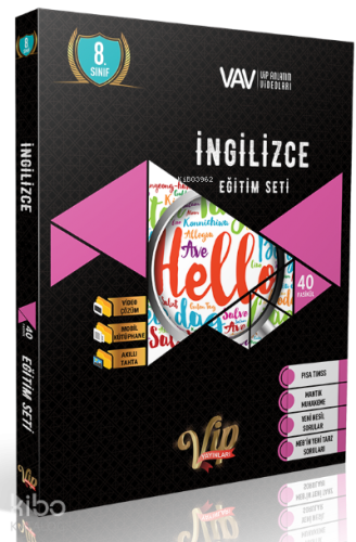 Vip  8. Sınıf İngilizce Eğitim Seti