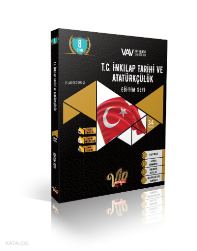 Vip 8.Sınıf İnkılap Tarihi Konu An. Fas.Özel Kapak