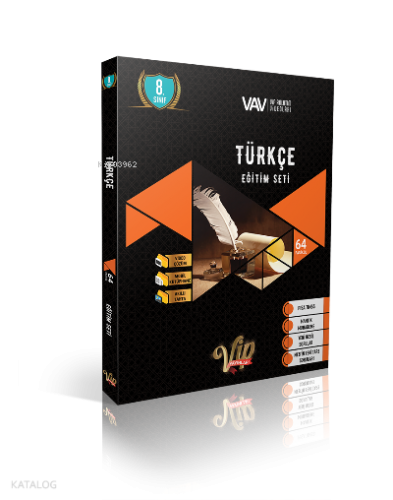Vip 8.Sınıf Türkçe Konu Anlatım Fas.Özel Kapak