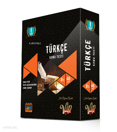 Vip 8.Sınıf Türkçe Kutu Testi