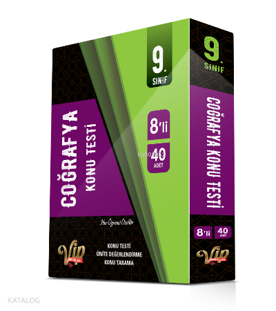 Vip 9.Sınıf Coğrafya Kutu Test