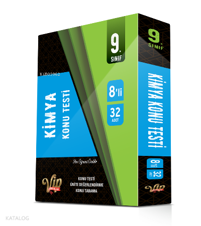 Vip 9.Sınıf Kimya Kutu Test