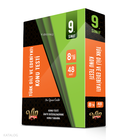Vip 9.Sınıf Türk Dili ve Edebiyatı Kutu Test