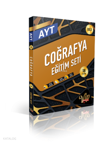 Vip Ayt Coğrafya Eğitim Seti - (Gold)