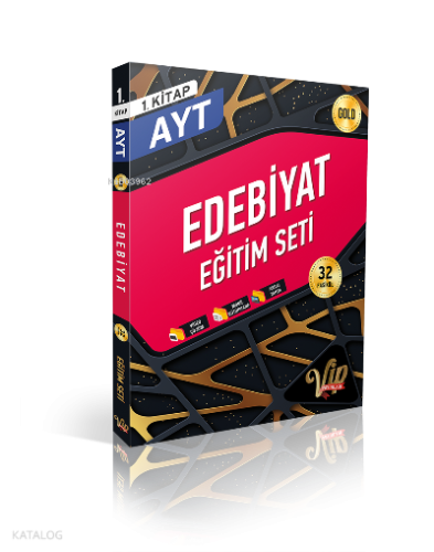 Vip Ayt Edebiyat Eğitim Seti 1. Kitap - (Gold)