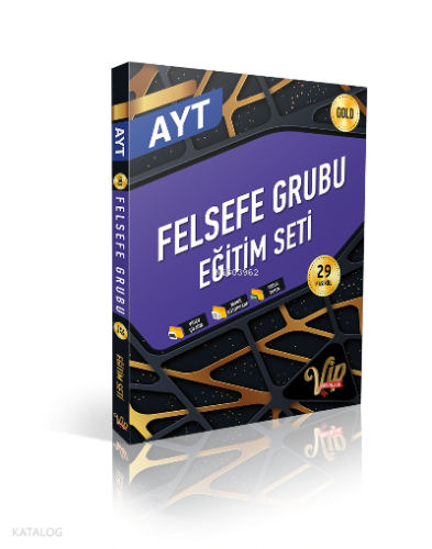 Vip Ayt Felsefe Eğitim Seti - (Gold)