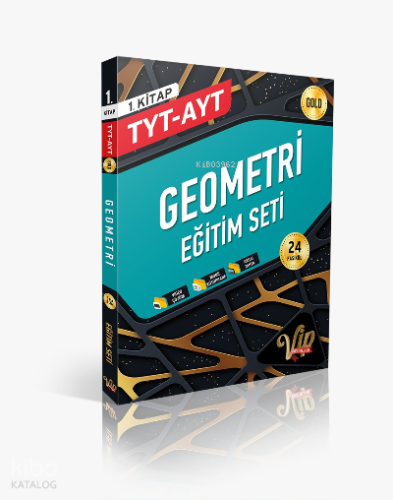 Vip Tyt-Ayt Geometri Eğitim Seti 1. Kitap - (Gold)