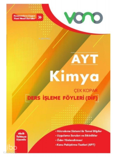 Vono Ayt Kimya Ders İşleme Föyleri (Dif)