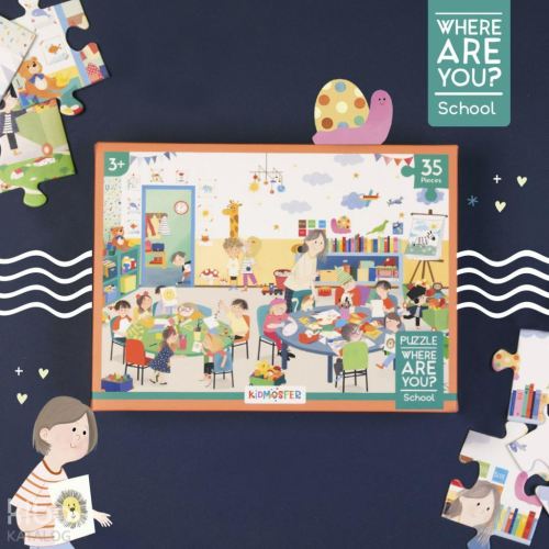 Where Are You Serisi / Neredesin – Okul Puzzle (Yapboz) 35 Parça