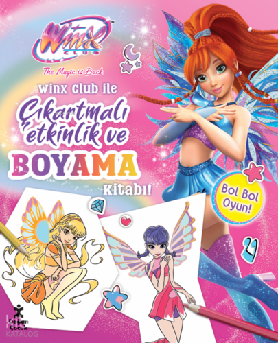 Winx Club ile Çıkartmalı Etkinlik ve Boyama Kitabı (Ciltli)