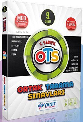 Yanıt Yayınları 9. Sınıf 1. Yarıyıl Ortak Tarama Sınavları - Kitapiks.