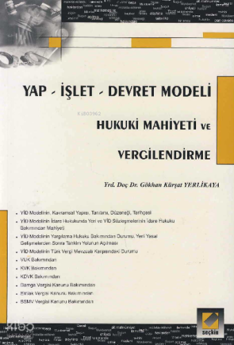 Yap – İşlet – Devret Modeli Hukuki Mahiyeti ve Vergilendirme