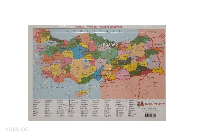 Yapboz 12 - Türkiye Haritası