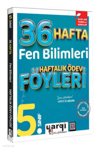 Yargı Ders Arkadaşım 5. Sınıf Fen Bilimleri 36 Haftalık Ödev Föyleri