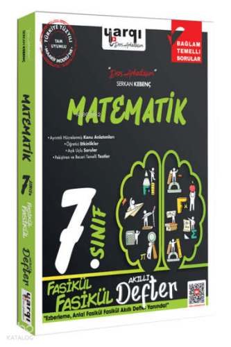 Yargı Ders Arkadaşım 7.Sınıf Matematik Fasikül Fasikül Akıllı Defter
