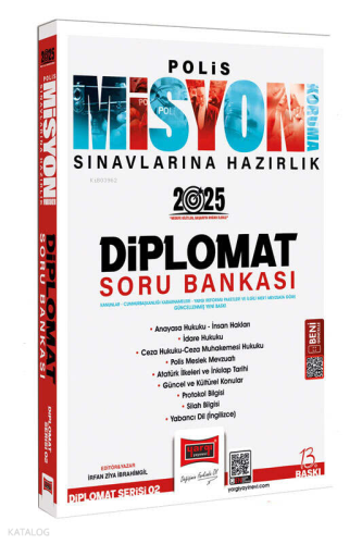 Yargı Yayınevi 2025 Polis Misyon Sınavlarına Hazırlık Diplomat Serisi Diplomat Soru Bankası