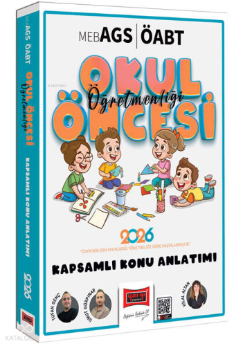Yargı Yayınevi  2026 MEB-AGS ÖABT Okul Öncesi Öğretmenliği Kapsamlı Konu Anlatımı