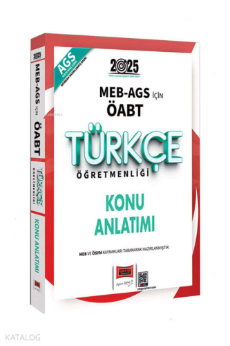 Yargı Yayınları 2025 MEB-AGS ÖABT Türkçe Öğretmenliği Konu Anlatımı - 