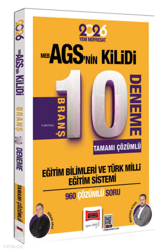 Yargı Yayınları 2026 Eğitim Bilimleri MEB-AGS'nin Kilidi Tamamı Çözüml