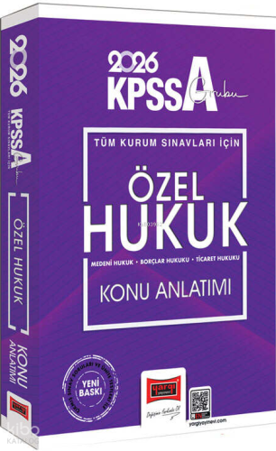 Yargı Yayınları 2026 KPSS-A Grubu Tüm Kurum Sınavları İçin Özel Hukuk 