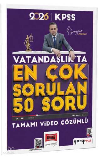 Yargı Yayınları 2026 KPSS Vatandaşlıkta En Çok Sorulan 50 Soru