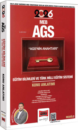 Yargı Yayınları 2026 MEB-AGS Anahtarı Eğitim Bilimleri ve Türk Milli E