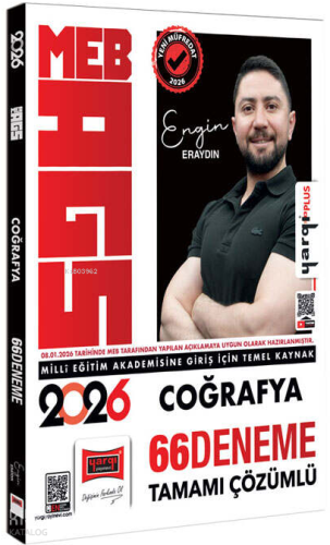 Yargı Yayınları 2026 MEB-AGS Coğrafya Tamamı Çözümlü 66 Deneme