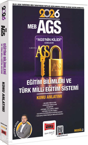 Yargı Yayınları 2026 MEB-AGS Anahtarı Eğitim Bilimleri ve Türk Milli E