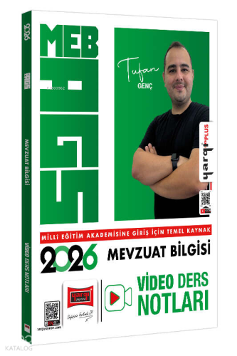 Yargı Yayınları 2026 MEB-AGS Mevzuat Bilgisi Video Ders Notları