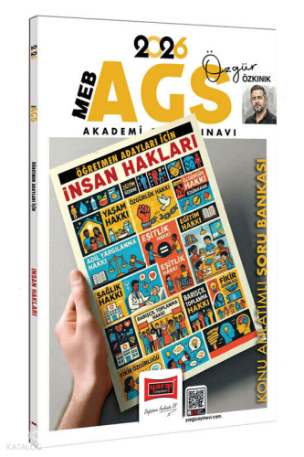 Yargı Yayınları 2026 MEB-AGS Öğretmen Adayları İçin İnsan Hakları Konu Anlatımlı Soru Bankası