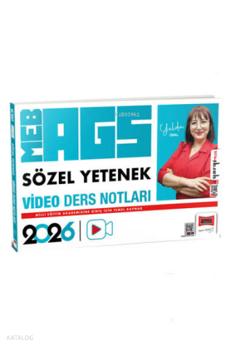 Yargı Yayınları 2026 MEB-AGS Öğretmen Adayları İçin Sözel Yetenek Video Ders Notları