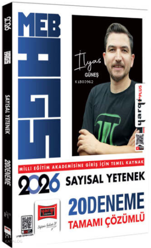 Yargı Yayınları 2026 MEB-AGS Sayısal Yetenek Tamamı Çözümlü 20 Deneme