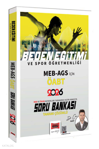 Yargı Yayınları 2026 ÖABT MEB-AGS Beden Eğitimi ve Spor Öğretmenliği Tamamı Çözümlü Soru Bankası