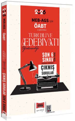 Yargı Yayınları 2026 ÖABT MEB-AGS Türk Dili ve Edebiyatı Öğretmenliği Tamamı Çözümlü Son 6 Sınav Çıkmış Sorular