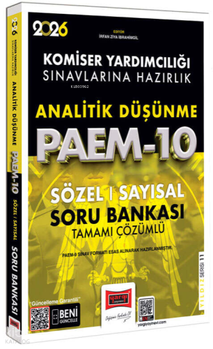 Yargı Yayınları 2026 PAEM Komiser Yardımcılığı Sınavlarına Hazırlık An