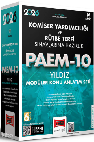 Yargı Yayınları 2026 PAEM Komiser Yardımcılığı ve Rütbe Terfi Sınavlarına Hazırlık Yıldız Modüler Konu Anlatım Seti