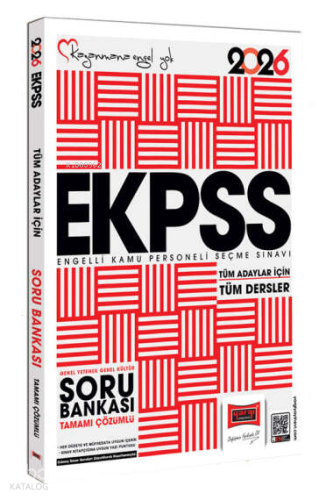 Yargı Yayınları 2026 Tüm Adaylar İçin EKPSS GK-GY Tüm Dersler Tamamı Çözümlü Soru Bankası