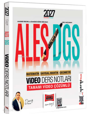 Yargı Yayınları 2027 ALES DGS Matematik Sayısal Mantık Geometri Video Ders Notları