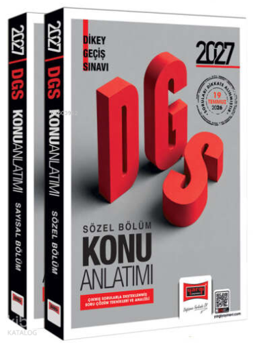 Yargı Yayınları 2027 DGS Sayısal-Sözel Bölüm Konu Anlatımlı Modüler Se