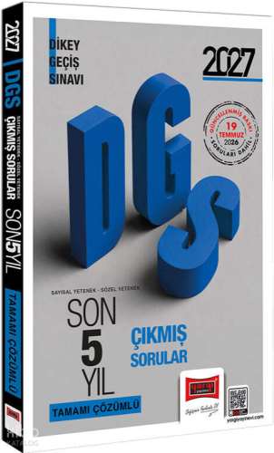 Yargı Yayınları 2027 DGS Sayısal-Sözel Yetenek Tamamı Çözümlü Son 5 Yı